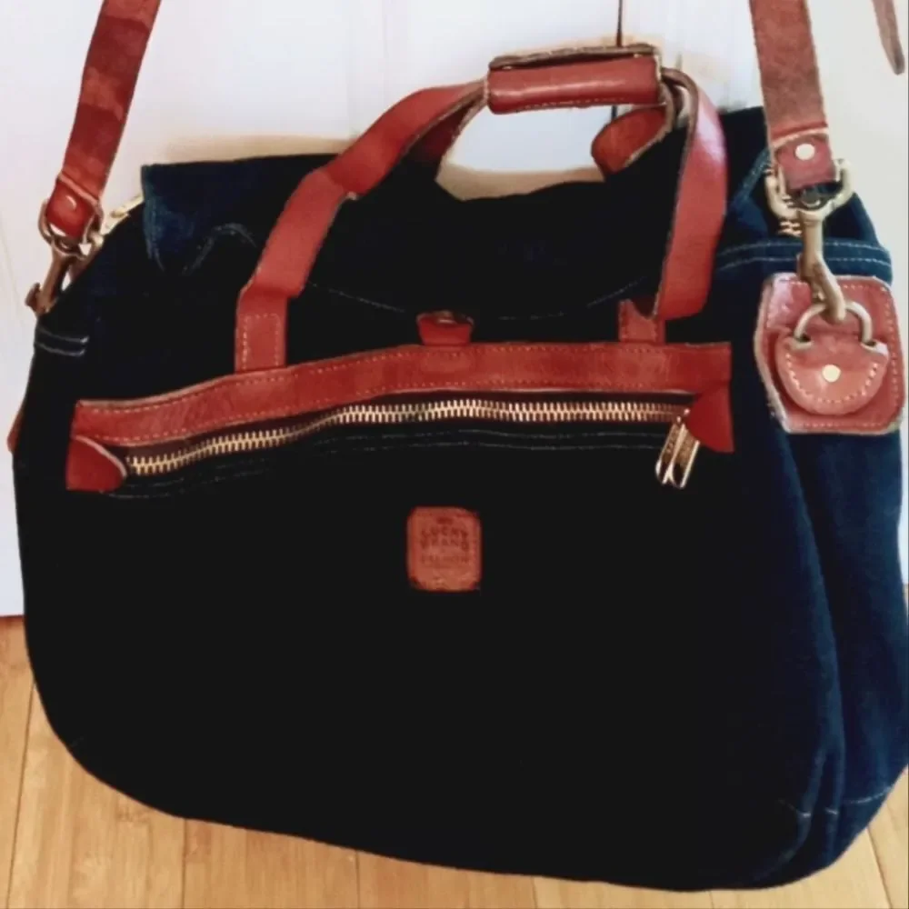 RARE Filson Lucky Brand Japanese Selvedge Denim Satchel Briefcase Bag NEW 2011